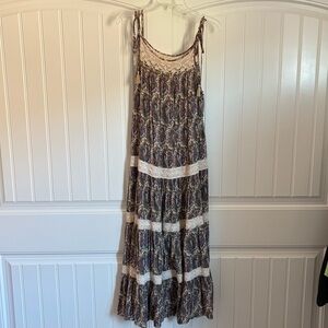Denim & Supply Ralph Lauren boho paisley maxi dress size small